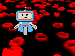 1 - robot in red blood cells