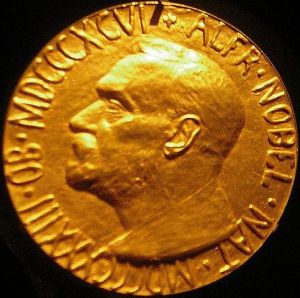 Nobel Medal awarded to Normal Angell in 1933