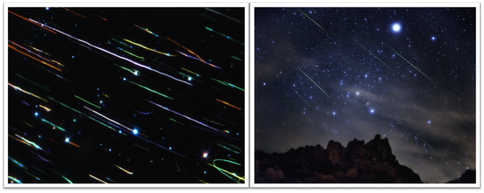nano and macro meteor showers