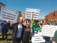 CSN students and colleagues at the Madison march