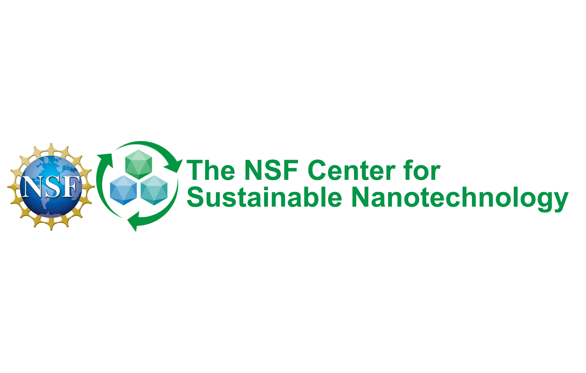 The NSF Center for Sustainable Nanotechnology with NSF and CSN logos